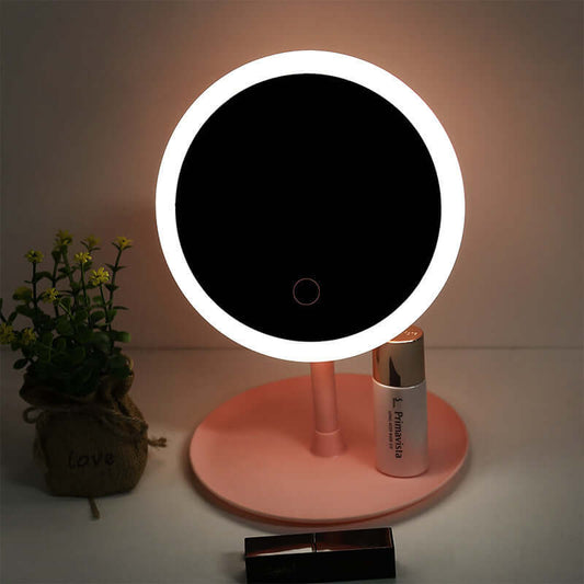 Miroir de maquillage à lumière LED